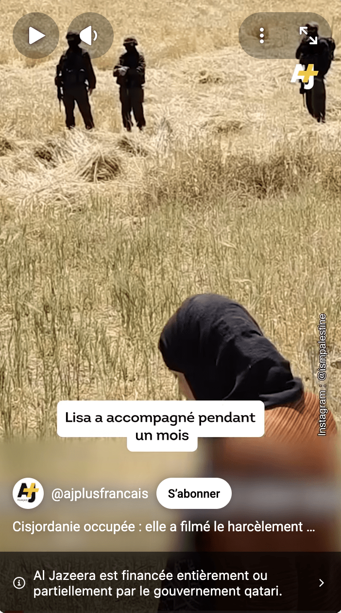 Cisjordanie occupée