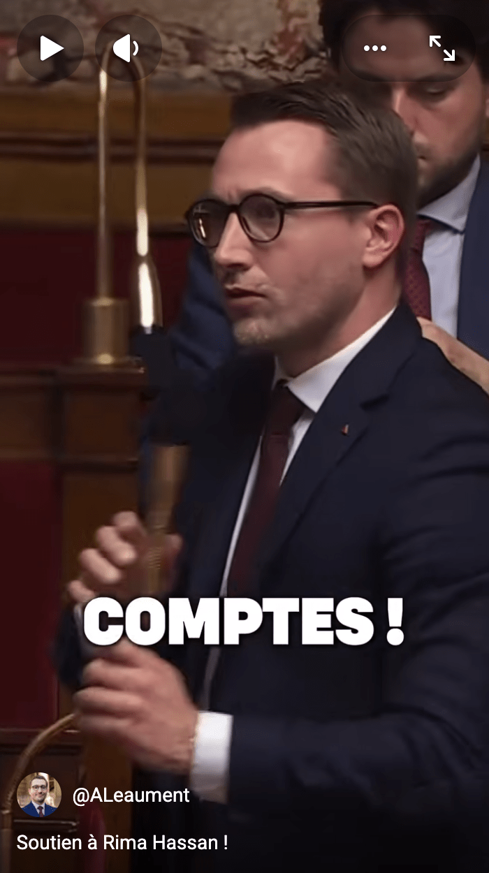 Soutien à Rima Hassan