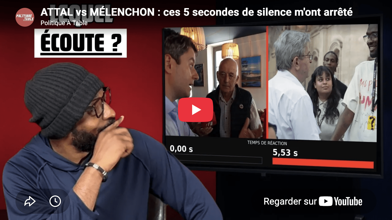 Attal vs Mélenchon