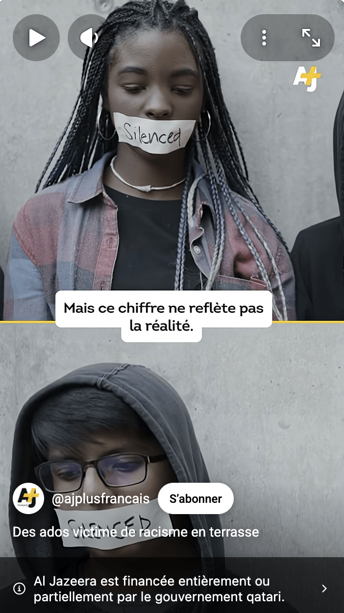 Victimes de racisme