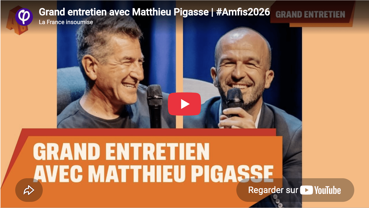 Grand entretien avec Matthieu Pigasse | #Amfis2026