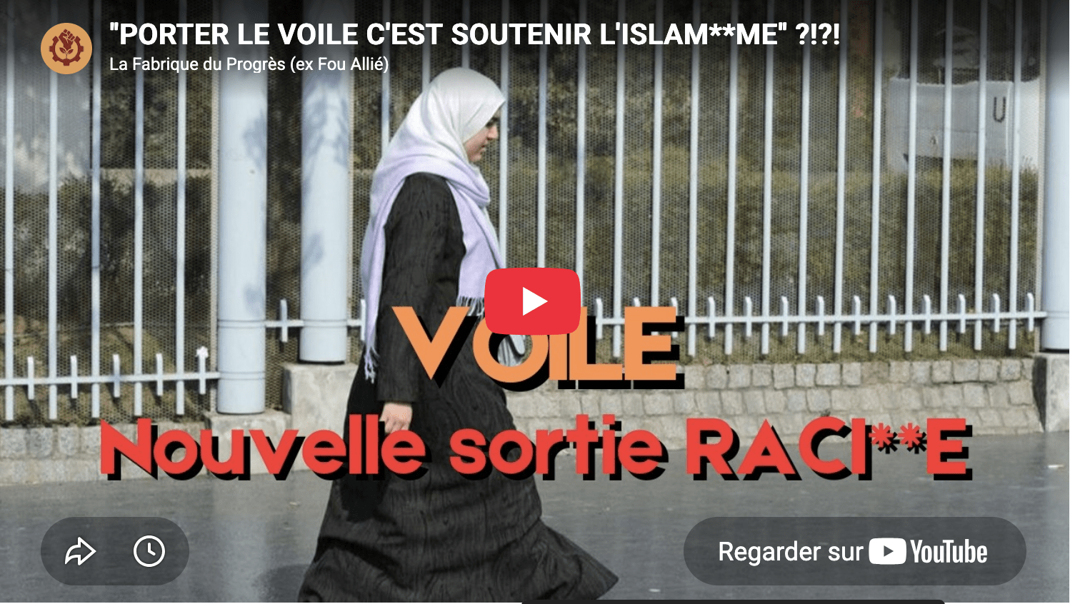 Sortie raciste