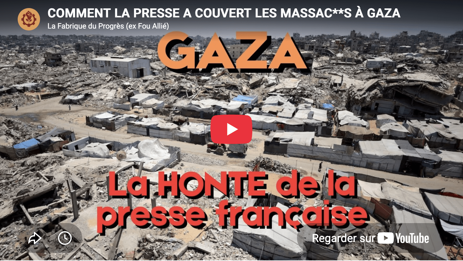 Pressez complice du génocide