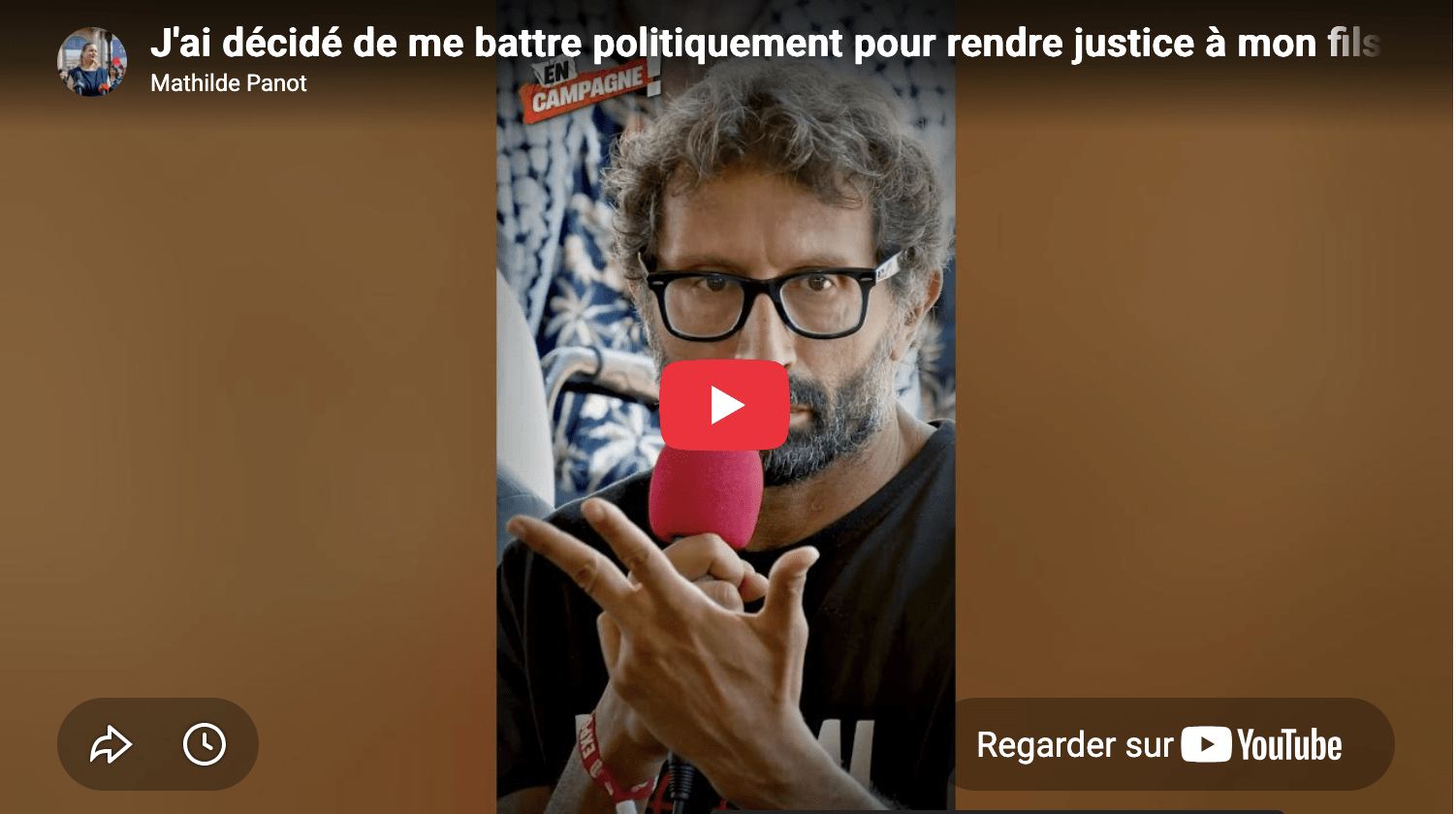 Me battre politiquement