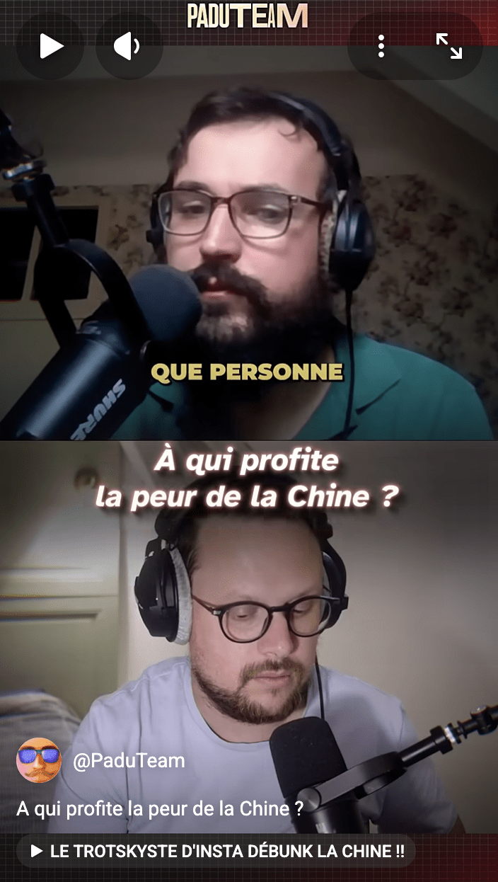 Peur de la Chine