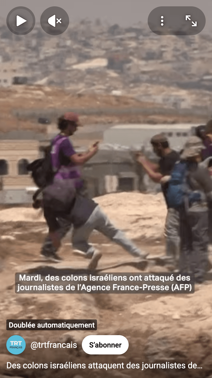 Journalistes de l’AFP attaqués