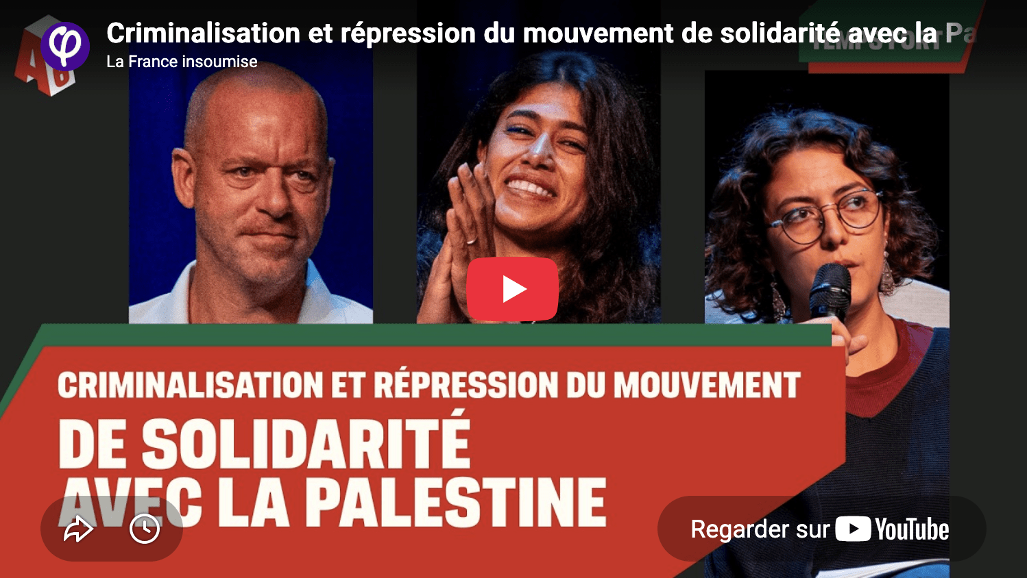 Solidarité avec la Palestine