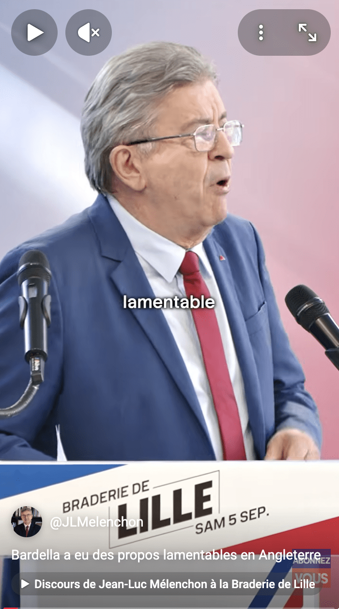 Propos lamentables