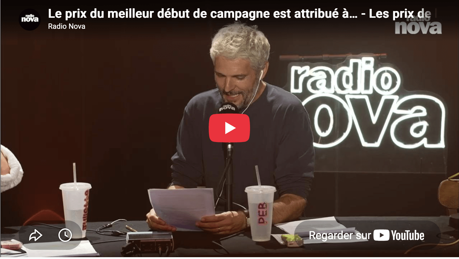 Les prix de la semaine