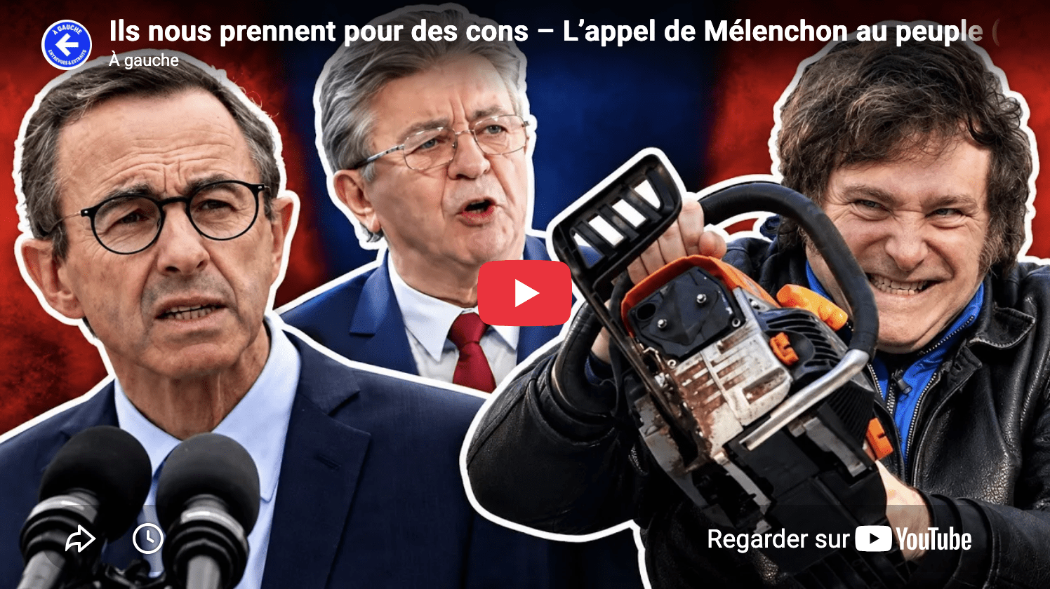 L’appel de Mélenchon