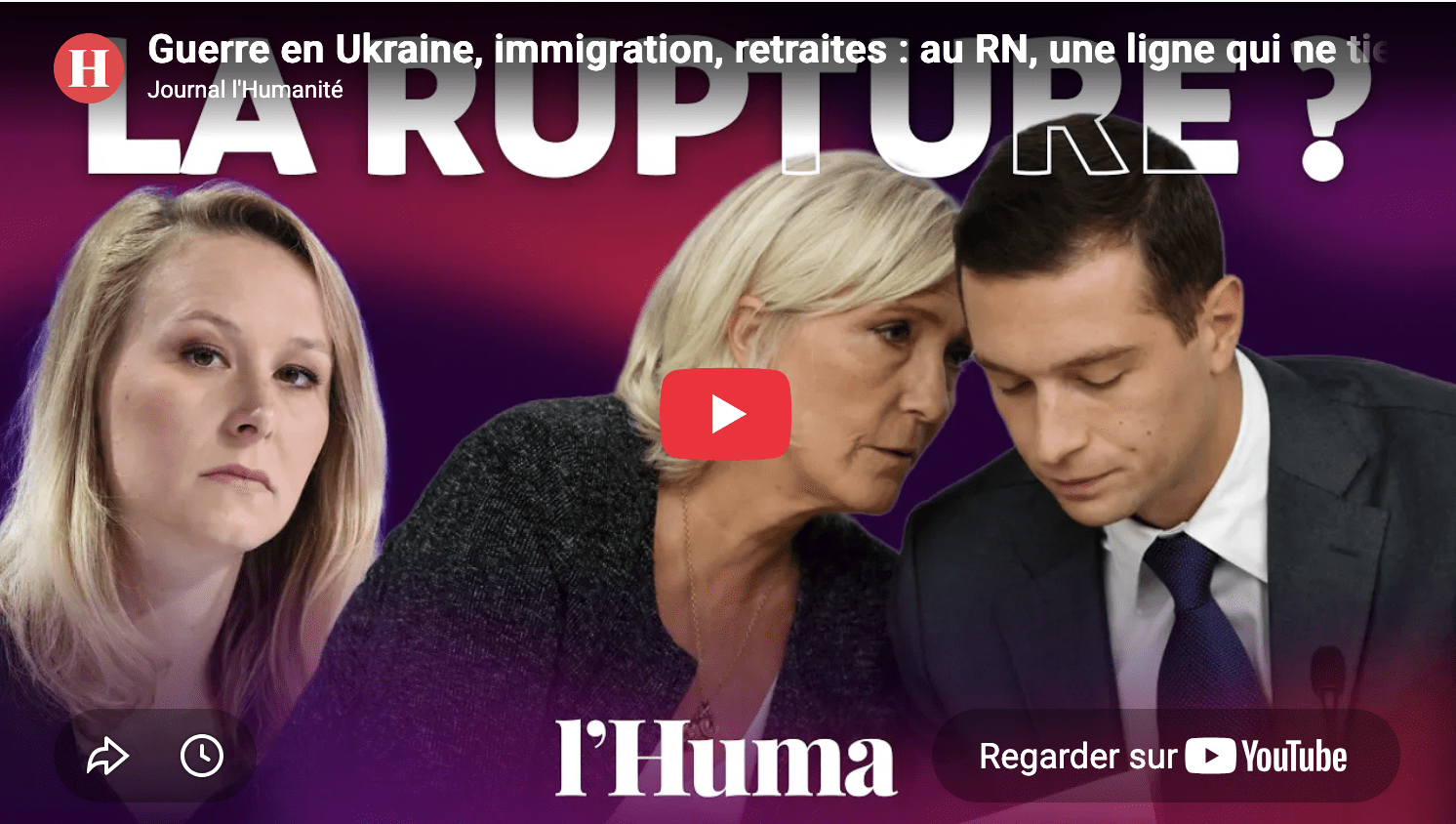 Rupture ?
