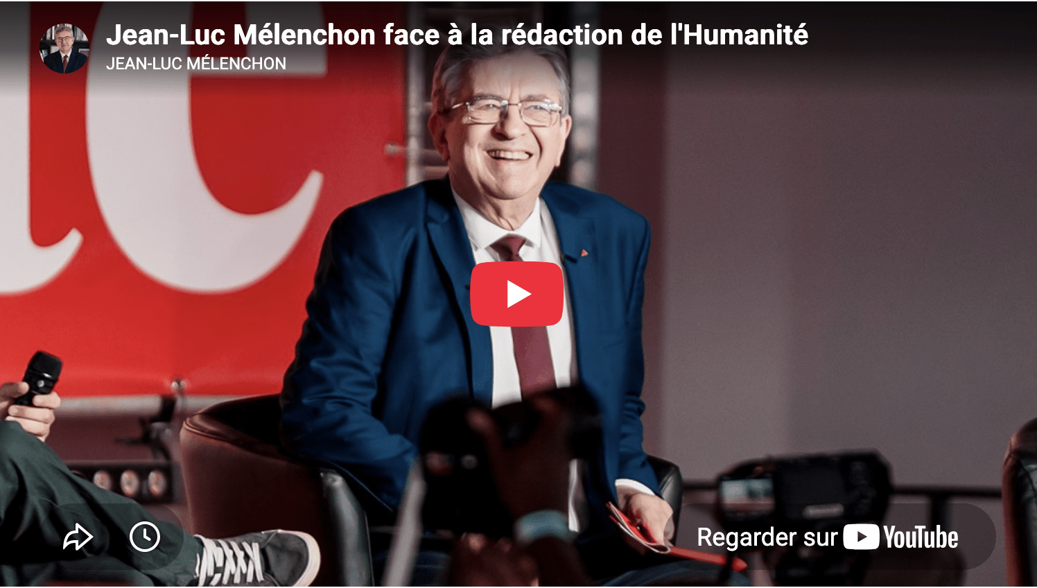 Mélenchon à la fête de l’humanité