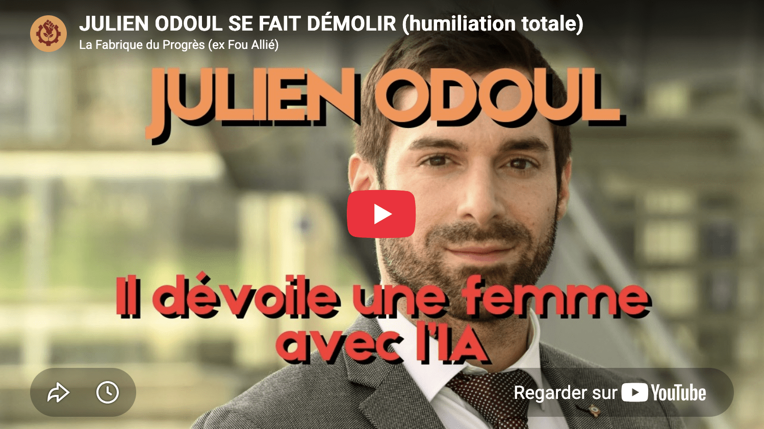 Julien Odoul Humilier