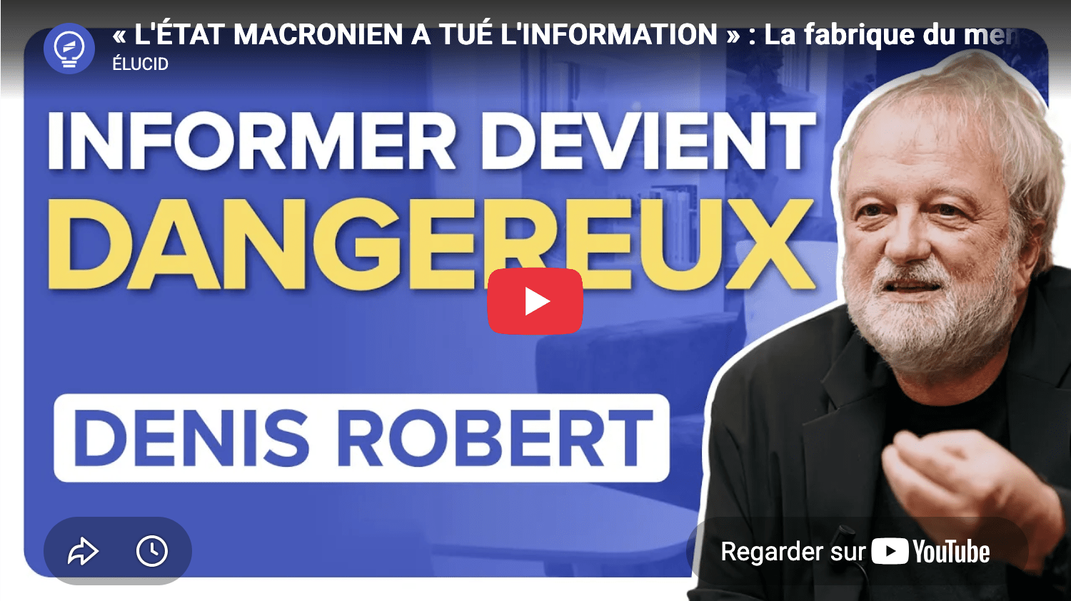Informer devient dangereux