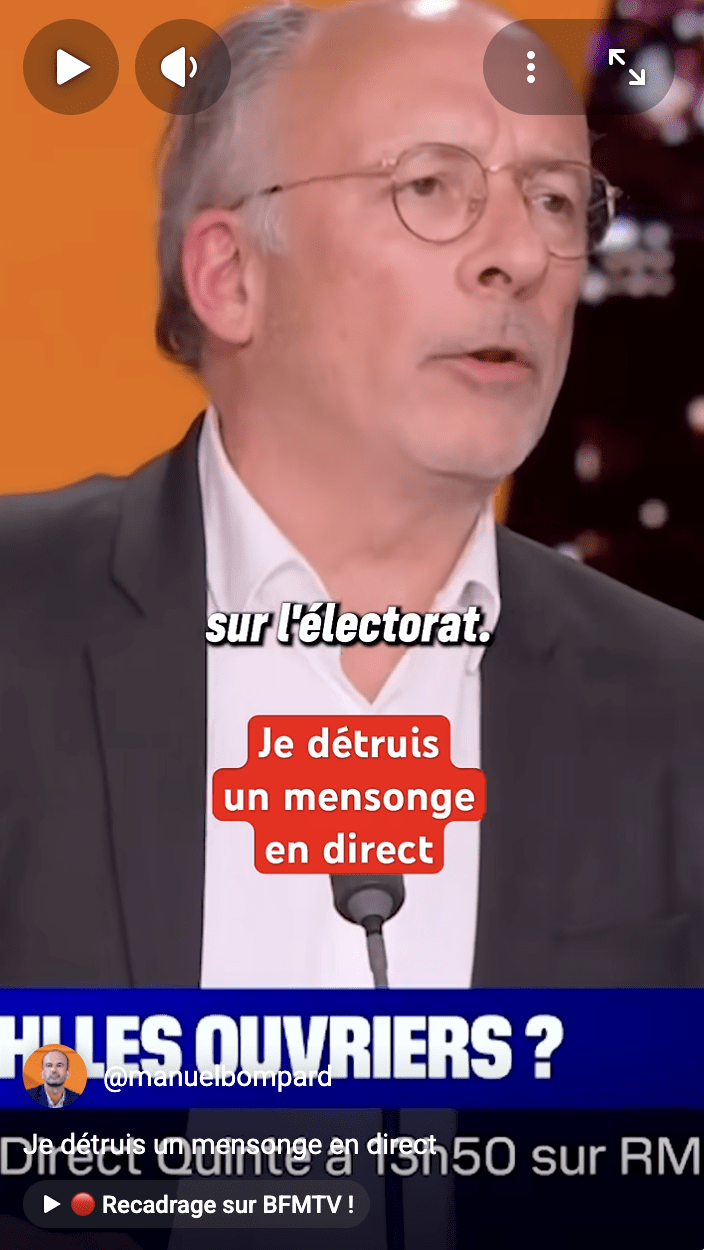 Mensonge en direct