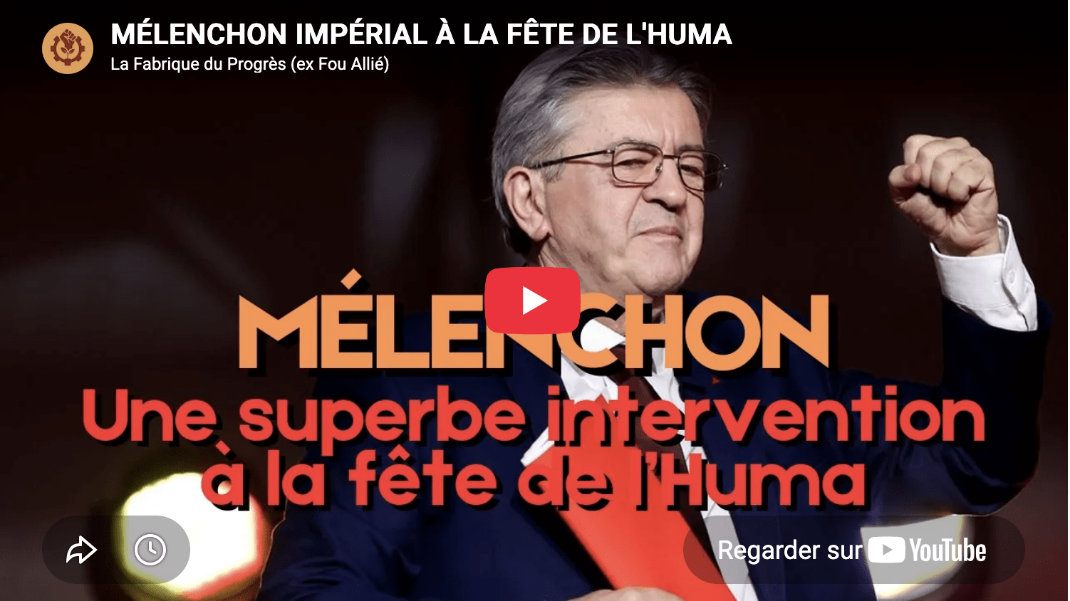 Mélenchon impérial