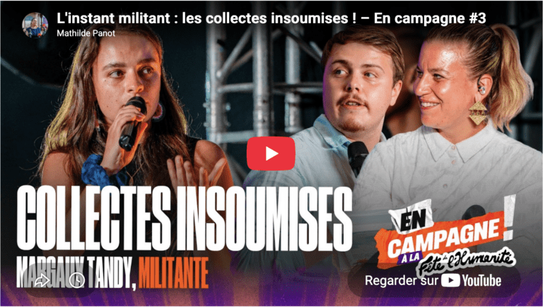 Les collectes insoumises