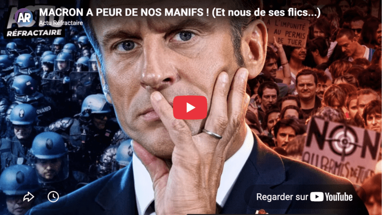 Macron a peur